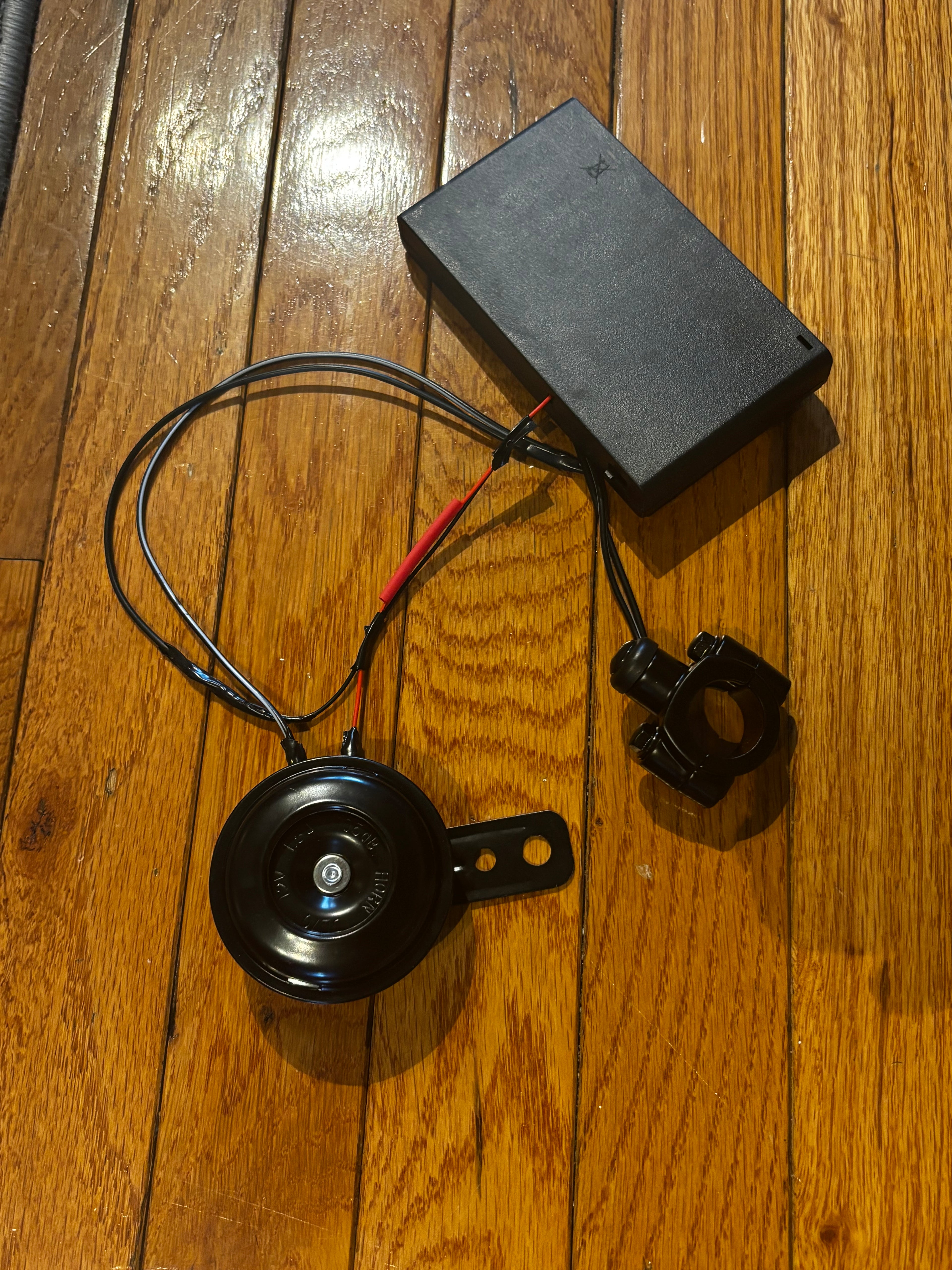 Battery powered horn